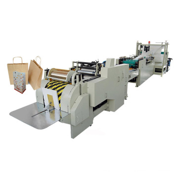 Roll Fütterung Square Bottom Papier Handbeutel Maschine